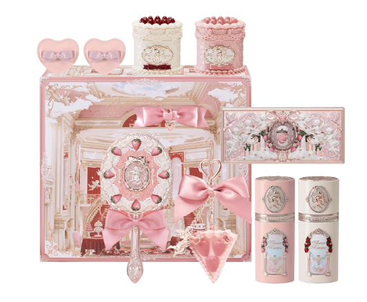 Enchanted Vanity Goals: Flower Knows Strawberry Cupid Makeup Set ๐ธ๐ฐ๐