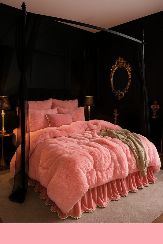 Dreamy & Dramatic: The Pink Duvet Set That Ate and Left No Crumbs 💕🛌