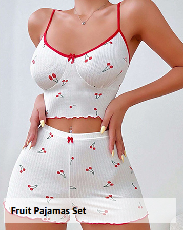 Sweet Dreams in Style: The Cherry Babe PJ Set 🍒💤