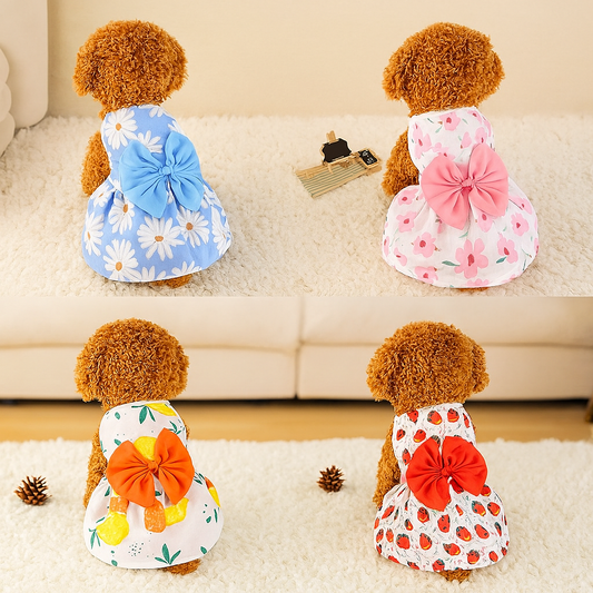 🐶 Bark & Boujee – Stylish Summer Dog Dress