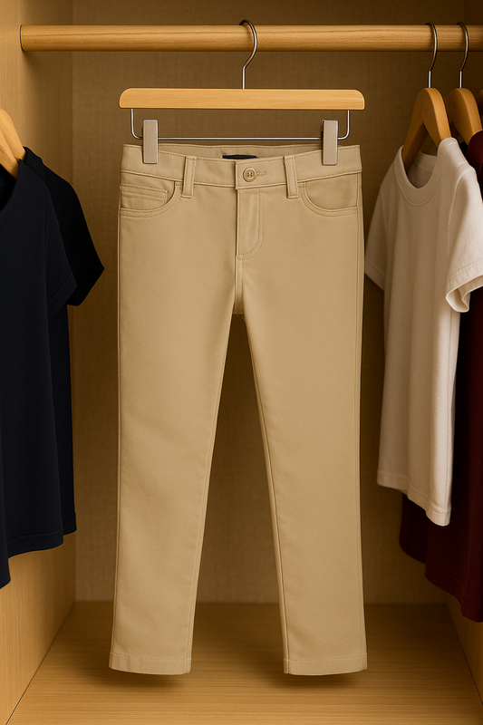 French Toast Girls' Stretch Skinny 5 Pocket Knit Pant